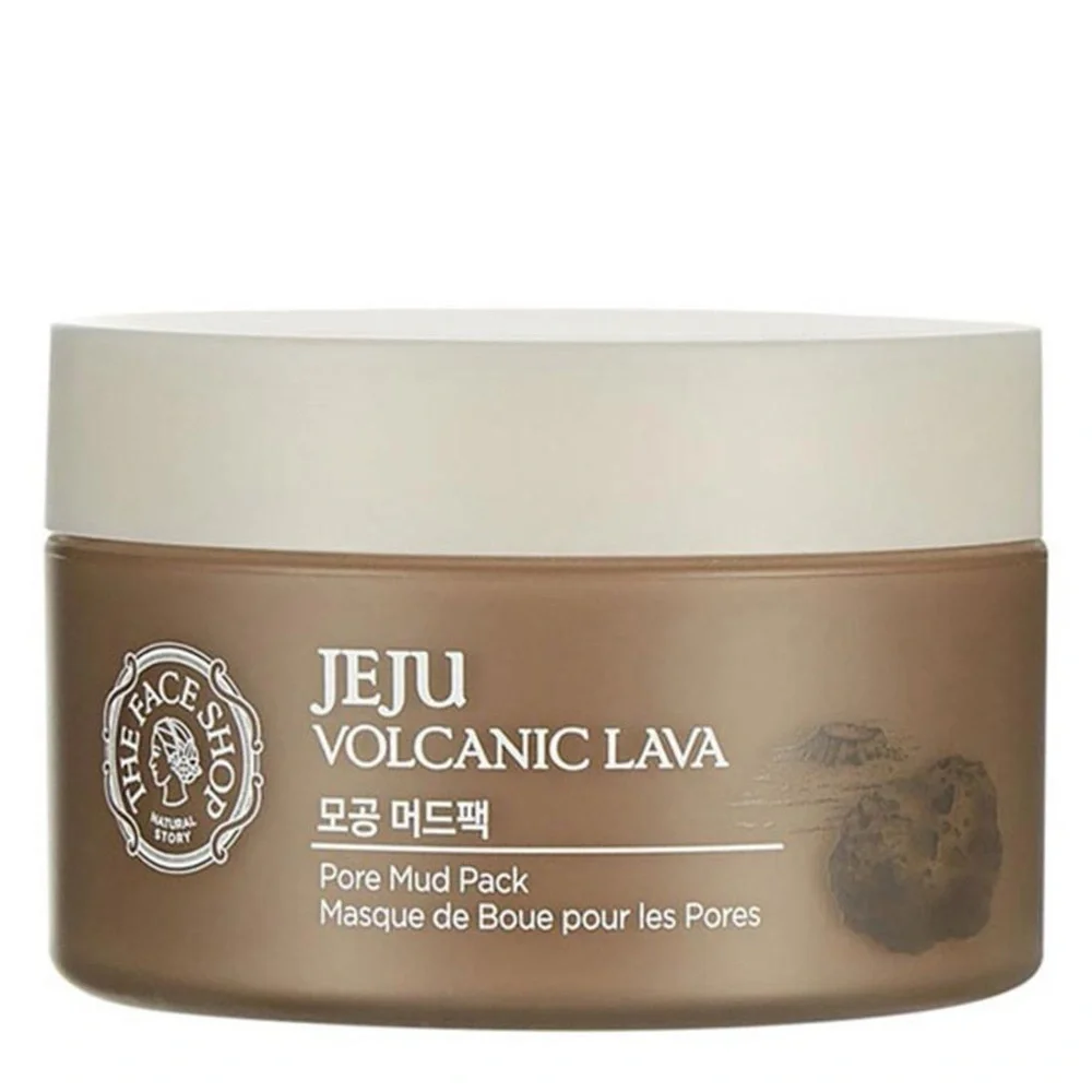 NEW The Face Shop Jeju Volcanic Lava zero Pore Mud Pack blackheads acne natural